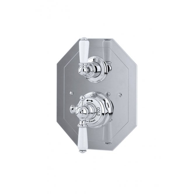 Perrin & Rowe Perrin and Rowe Concealed Thermostatic Shower Mixer with Lever Handles 5555