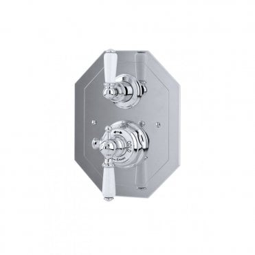 Perrin and Rowe Concealed Thermostatic Shower Mixer with Lever Handles 5555