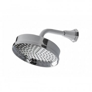 Perrin and Rowe Deco 8" Shower Rose & 15" Wall Mounted Shower Arm 5184 - 5105
