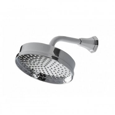 Perrin and Rowe Deco 8" Shower Rose & 15" Wall Mounted Shower Arm 5184 - 5105