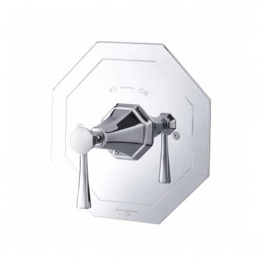Perrin and Rowe Deco Concealed Thermostatic Shower Valve With Lever Handle 5157