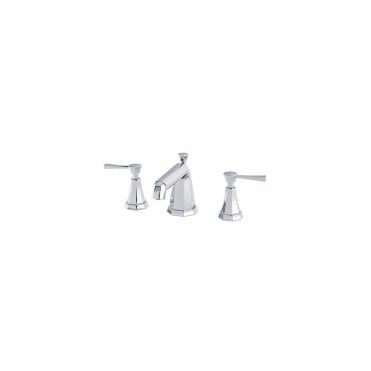 Perrin and Rowe Deco Three-Hole Basin Mixer With 7 Inch Spout & Lever Handles 3141 (Choose Finish)