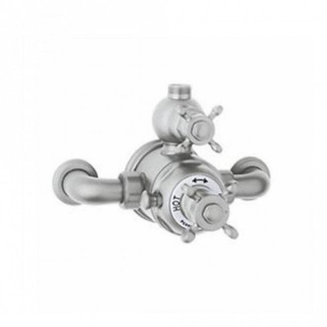 Perrin & Rowe Perrin and Rowe Exposed Thermostatic Mixer with Crosshead Handles  5552