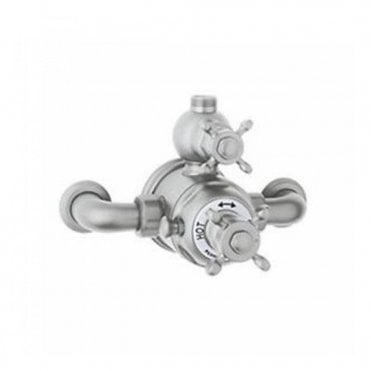 Perrin and Rowe Exposed Thermostatic Mixer with Crosshead Handles  5552