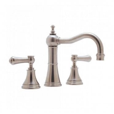 Perrin and Rowe Georgian 3 Hole Country Spout Basin Set With Lever Handles 3723