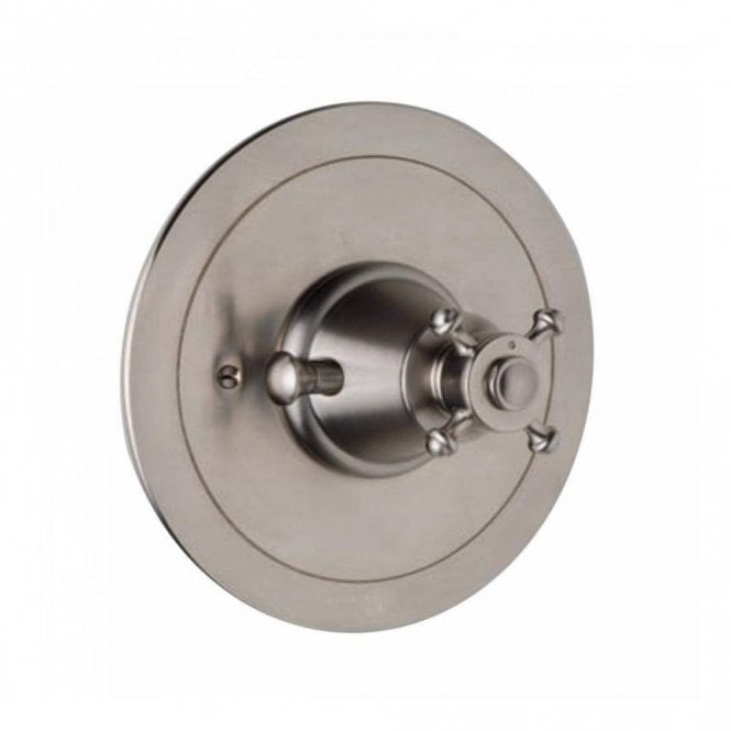 Perrin & Rowe Perrin and Rowe Georgian Concealed Thermostatic Shower With Remote Flow Control With Cross Handles 5776