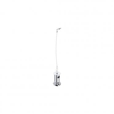 Perrin and Rowe Slotted Basin Waste 1¼" 32mm with Metal Plug Stay & Chain 6701