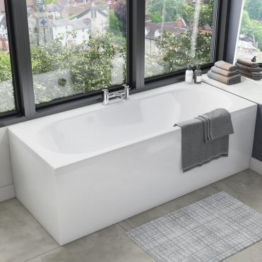 1700mm Gloss White Waterproof Bath Front Panel