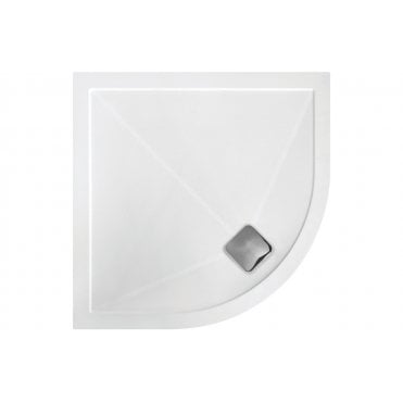 25mm Anti-Slip Ultra-Slim Quadrant Tray & Waste