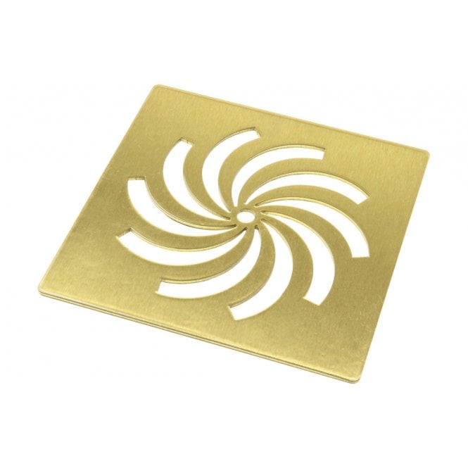 Plumb Warehouse 25mm Designer Shower Tray Waste - Brushed Brass