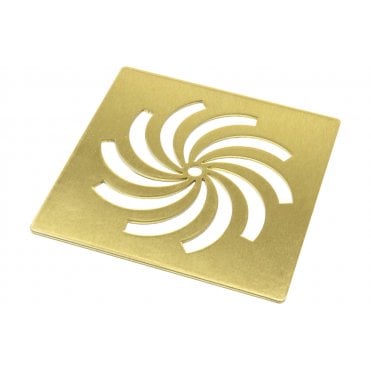 25mm Designer Shower Tray Waste - Brushed Brass