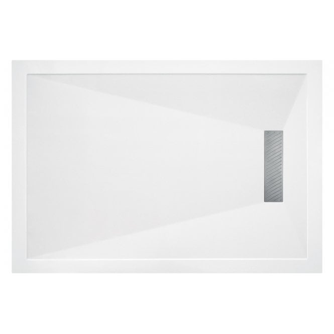 Plumb Warehouse 25mm Linear Slim Rectangular Tray & Waste