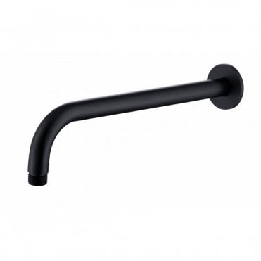 Plumb Warehouse 300mm Brass Wall Arm - Chrome/Black