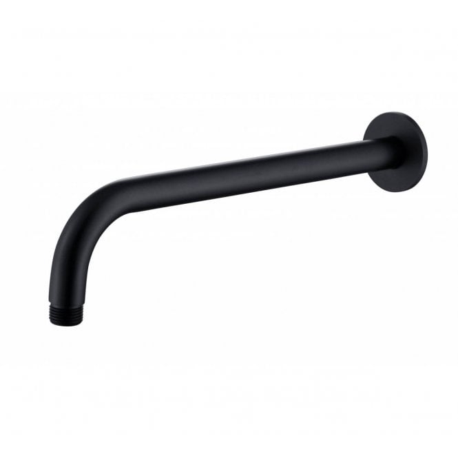 Plumb Warehouse  300mm Brass Wall Arm - Chrome/Black