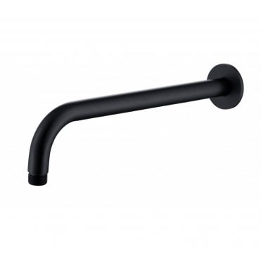 Plumb Warehouse 300mm Brass Wall Arm - Chrome/Black