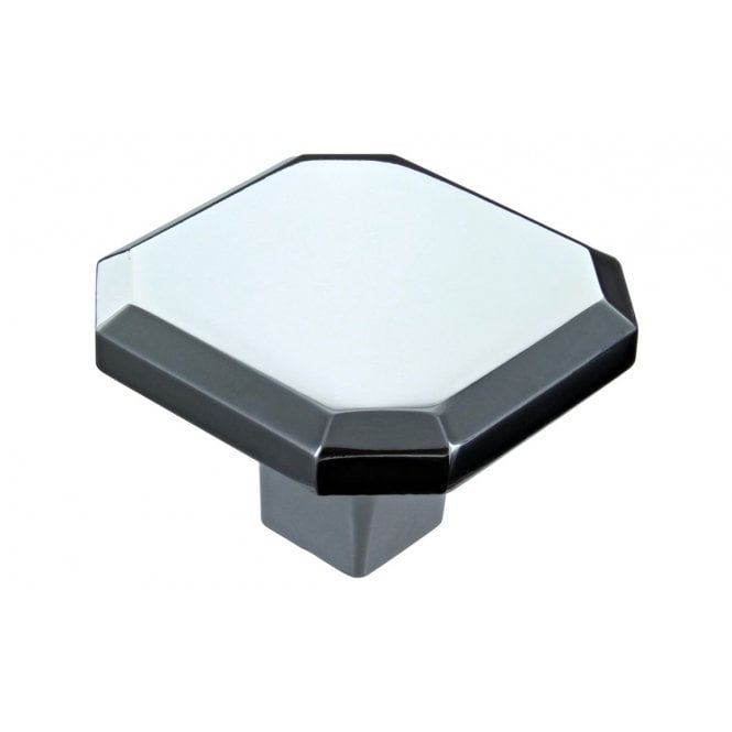 Plumb Warehouse 34mm Octagonal Knob - Chrome