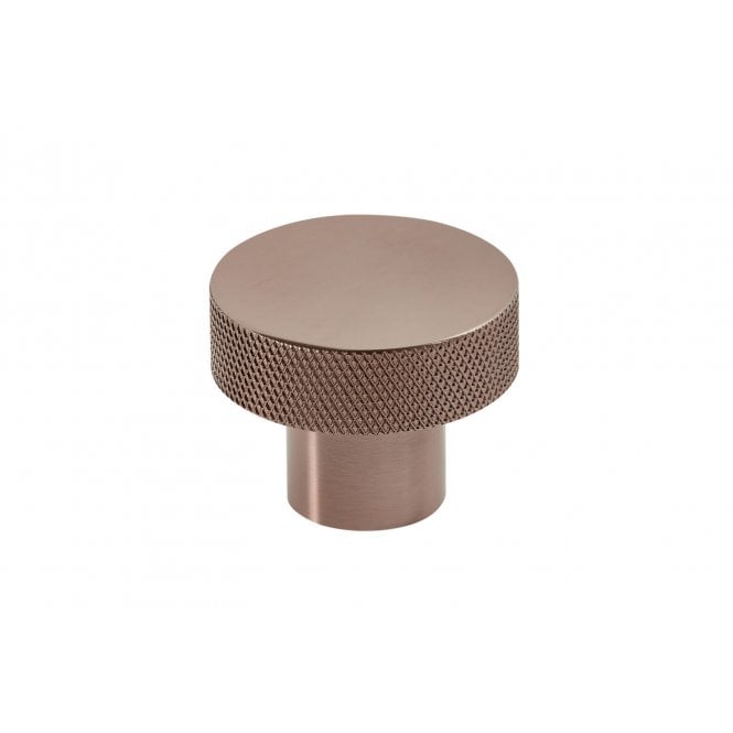 Plumb Warehouse  42.5mm Knurled Round Handle - Brushed Bronze