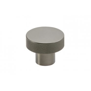 Plumb Warehouse 42.5mm Knurled Round Handle - Gunmetal