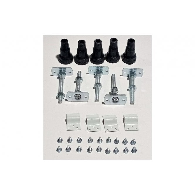 Plumb Warehouse 45mm Low Profile Offset and Quadrant Riser Set - White