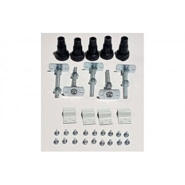 45mm Low Profile Offset and Quadrant Riser Set - White