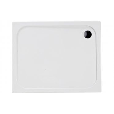 45mm Low Profile Rectangular Tray and Waste - White (Choose Size)