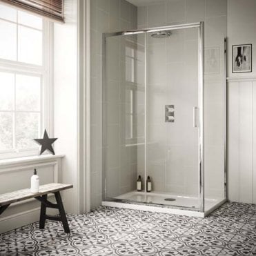 Plumb Warehouse 6mm Slider Shower Door - Available In Different Sizes