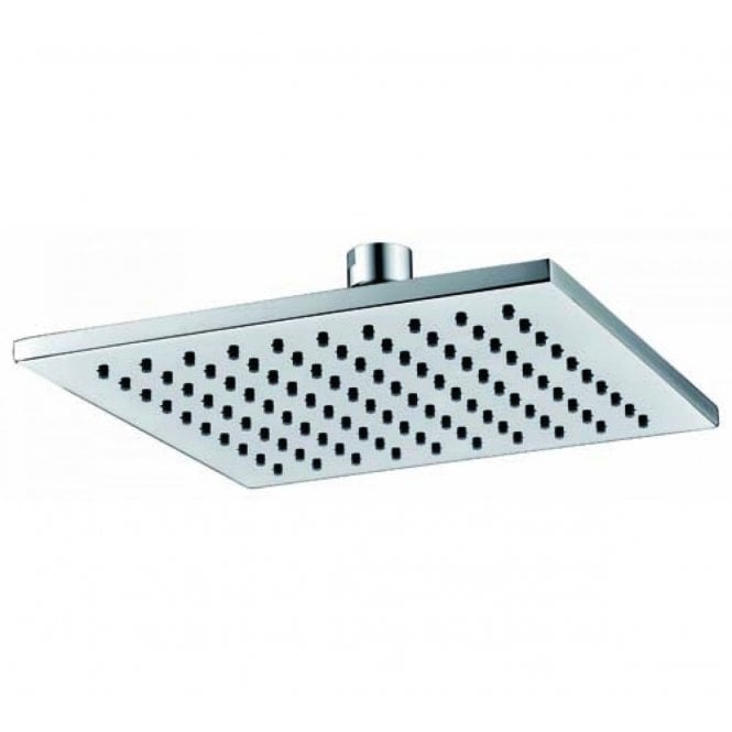 Plumb Warehouse  ABS 200mm Square Shower Head - Chrome