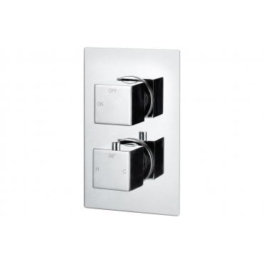 Adriania Thermostatic Twin Shower Valve