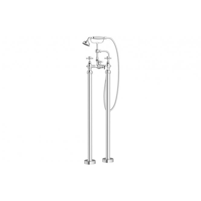 Plumb Warehouse Alatro Floor Standing Bath/Shower Mixer with Shower Kit