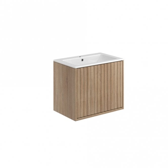 Plumb Warehouse Alfie 600mm 1 Drawer Wall Hung Vanity Unit With Basin