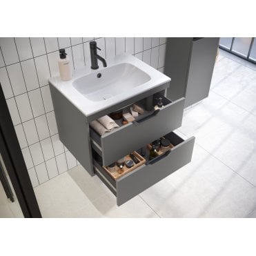 Aubrey 610mm White Vanity Basin
