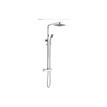 Bassano Thermostatic Bar Mixer w/Riser & Overhead Kit