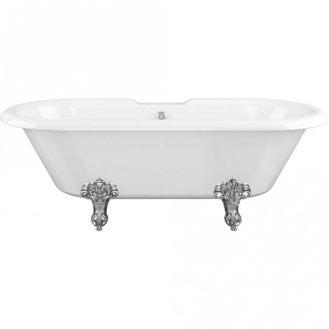 Plumb Warehouse Belgioioso Freestanding 2 Tap Holes 1690x740x620mm Bath w/Feet