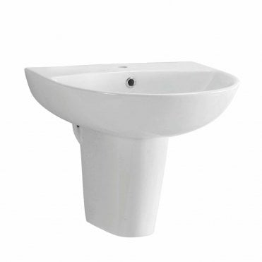 Belini Gloss White Semi Pedestal