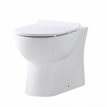 Belini Rimless Back To Wall Toilet With Slim Soft Close Seat