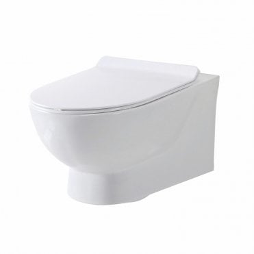 Belini Rimless Wall hung Toilet With Wrap Over Soft Close Seat