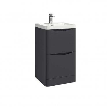 Bella 500mm  Floor Standing Vanity Unit With Countertop And Basin
