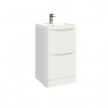 Bella 500mm  Floor Standing Vanity Unit With Countertop And Basin