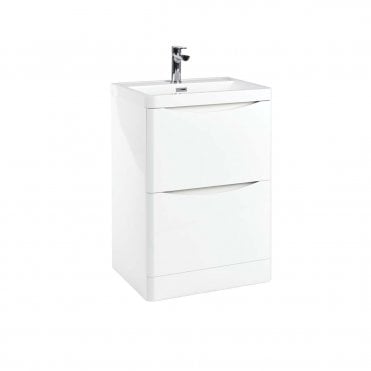 Bella Floor Standing Vanity Unit With Countertop And Basin (Slect Size and Finish)