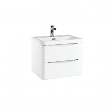 Bella Wall Hung Vanity Unit With Countertop And Basin (Select Size and Finish)