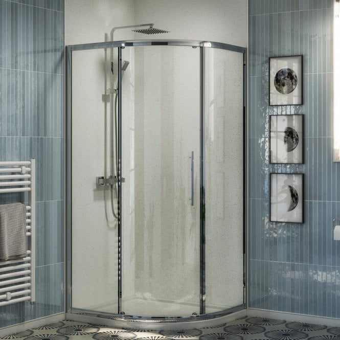 Plumb Warehouse Beta 6mm Glass 1 Door Quadrant Shower Enclosure