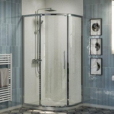Beta 6mm Glass 1 Door Quadrant Shower Enclosure