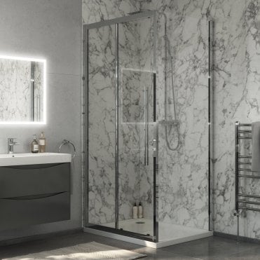 Beta 6mm Glass Side Shower Panel