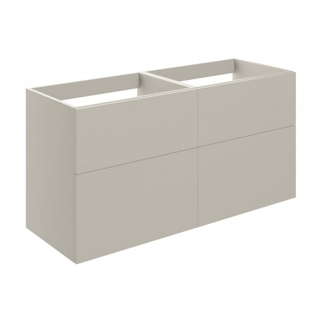 Plumb Warehouse Bielli 1180mm 4 Drawer Wall Unit (No Top) - Matt Latte