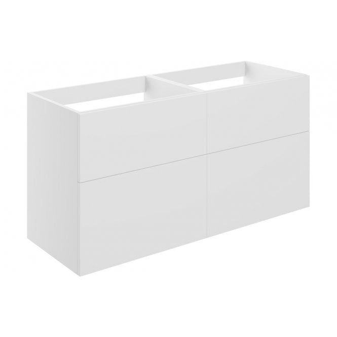 Plumb Warehouse Bielli 1180mm 4 Drawer Wall Unit (No Top) - Matt White