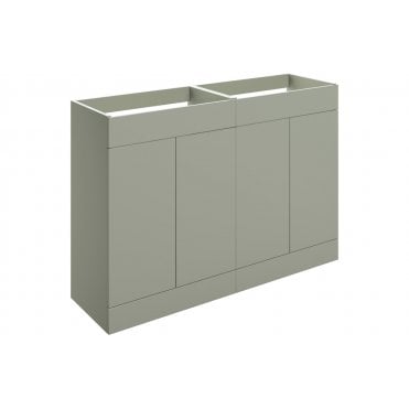 Bielli 1180mm Floor Standing 4 Door Basin Unit (No Top) (Choose Finish)