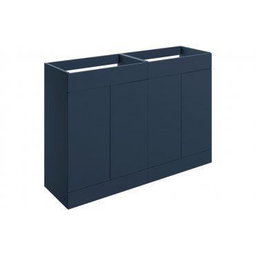 Bielli 1180mm Floor Standing 4 Door Basin Unit (No Top) (Choose Finish)