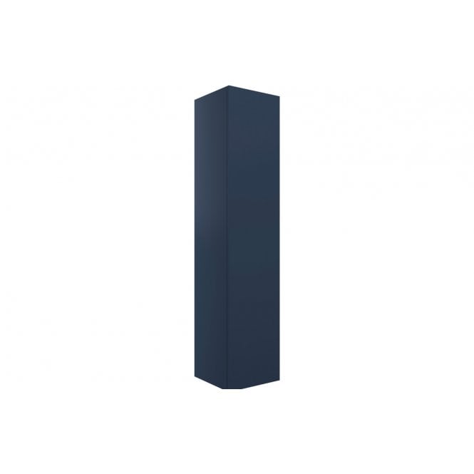 Plumb Warehouse Bielli 350mm Wall Hung 1 Door Tall Unit - Matt Deep Blue