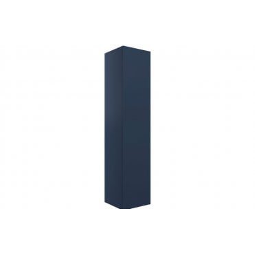 Bielli 350mm Wall Hung 1 Door Tall Unit - Matt Deep Blue