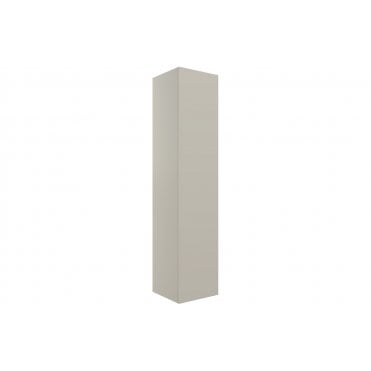 Bielli 350mm Wall Hung 1 Door Tall Unit - Matt Latte